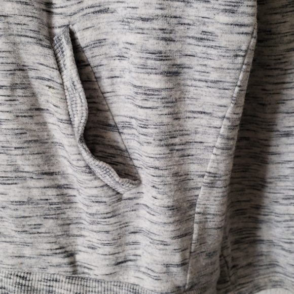 Express One Eleven Space Dyed V-neck Hoodie Size L - Picture 3 of 7